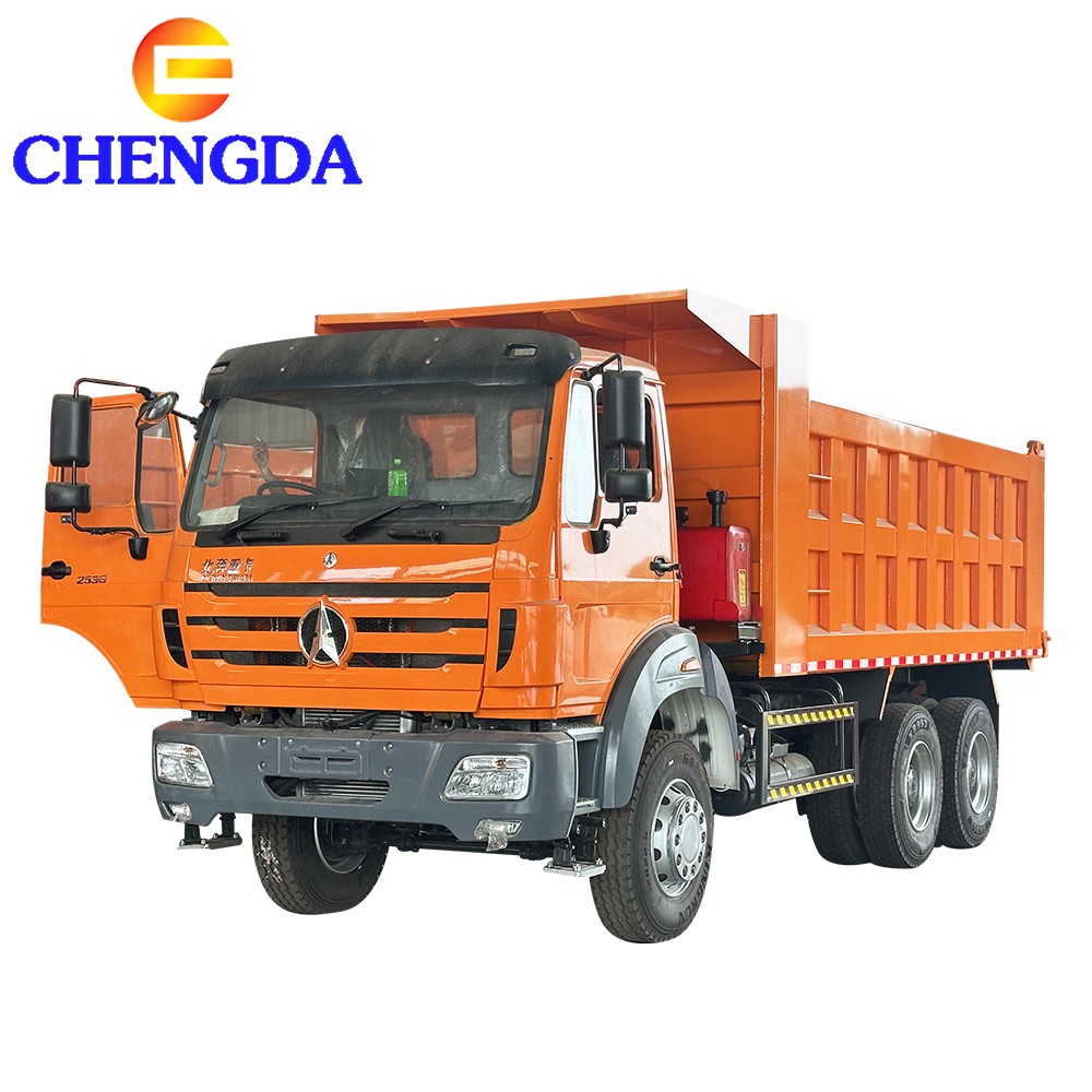 Beiben 6X4 Dump Truck 375HP North Benz 25-30 Ton Technology