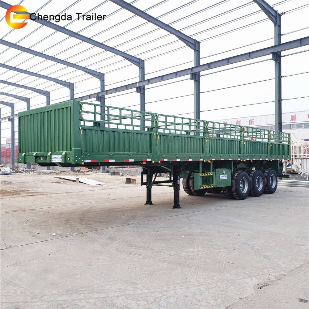 3 Axle Fence Cargo Semi Trailer