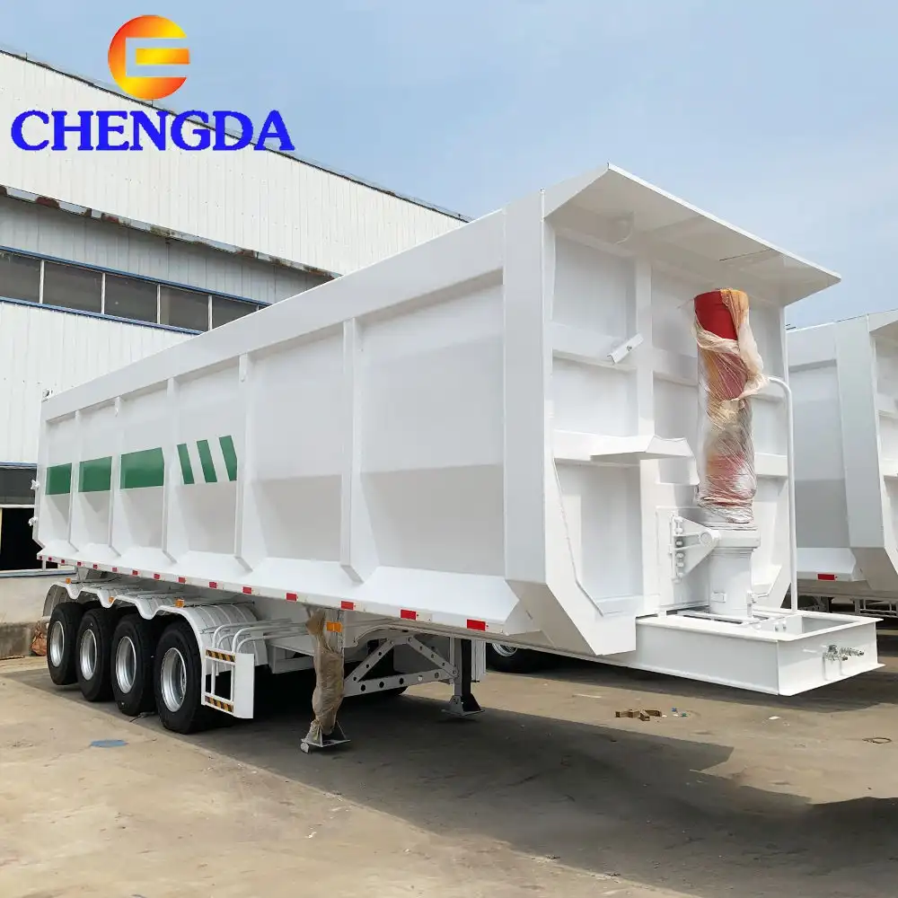 4 Axle Rear Tipper Semi Trailer