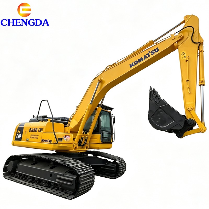 Mining Digger Komatsu PC200-8 Track-type Excavator Machine