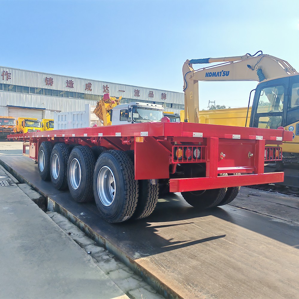 3 Axle 40ft Flatbed Semi Trailer