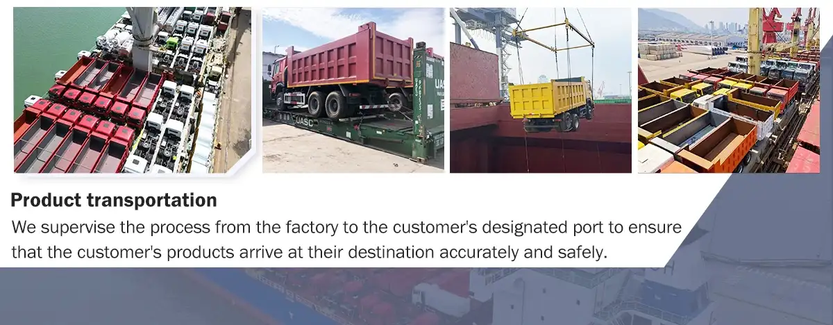 Howo 6x4 cargo truck shipping