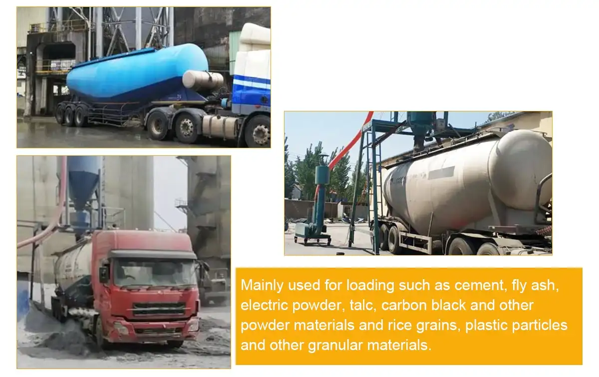 3 axle bulk cement semi-trailer applications