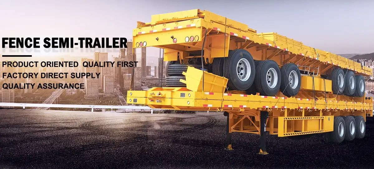 side wall fence cargo semi trailer