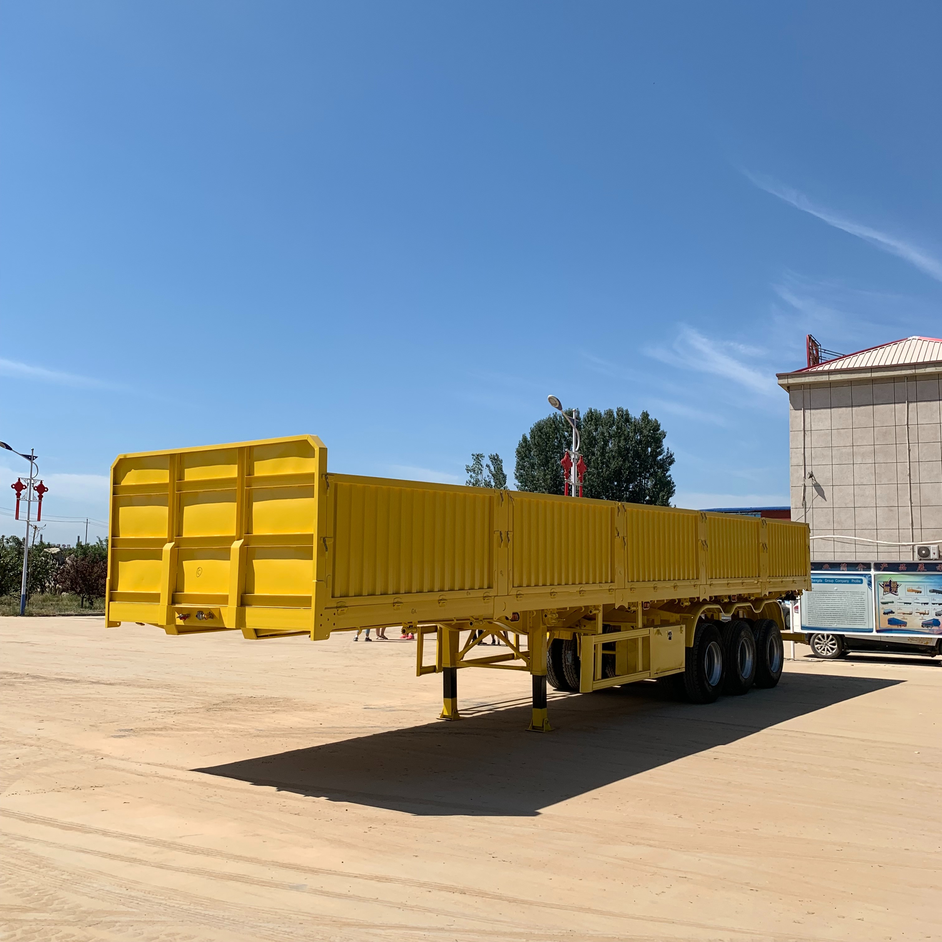 Side Wall Stake Semi Trailer