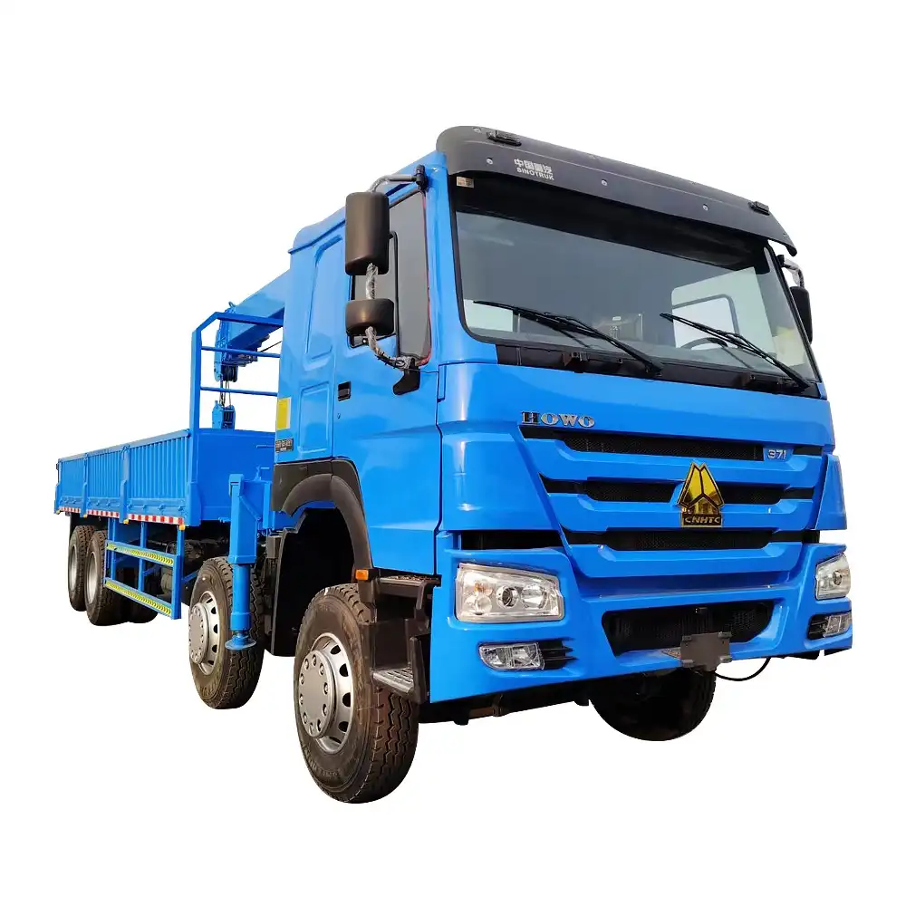 Howo Straight Boom Truck Crane