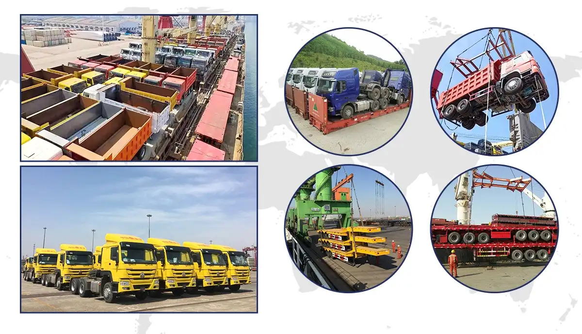 Howo 6x4 mixer truck shipping