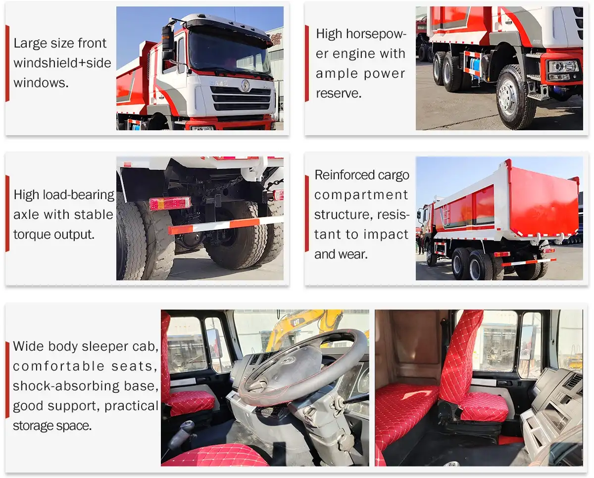 used Shacman F3000 6x6 dump truck details