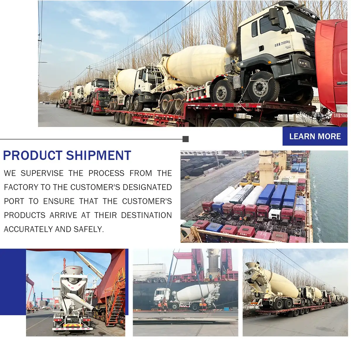 shacman 8x4 concrete mixer truck