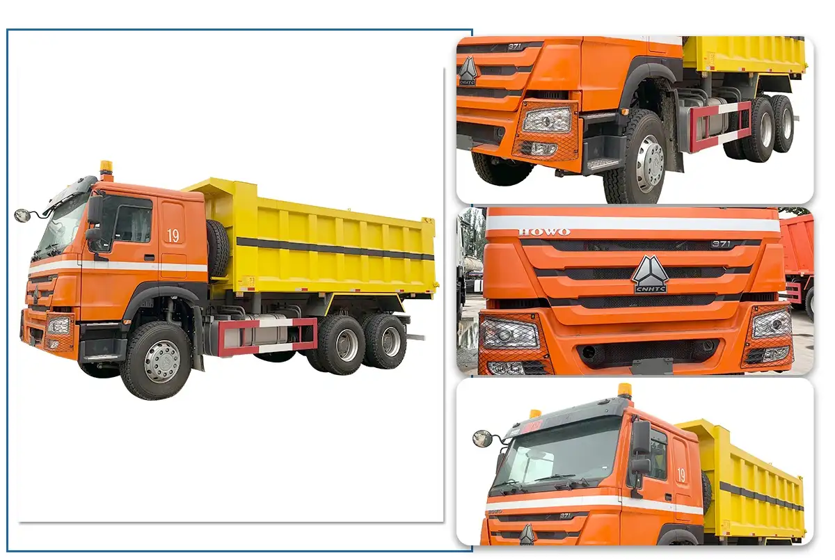 Howo 371hp dump truck details