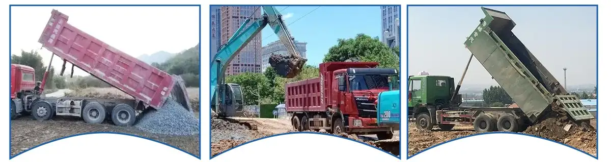 Howo 371hp dump truck applications