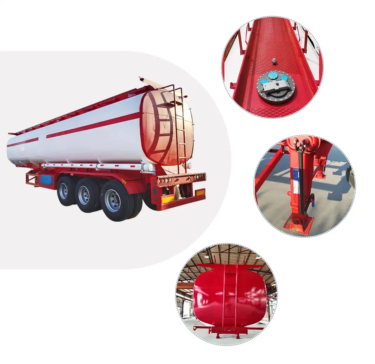 3 axle fuel tank trailer details