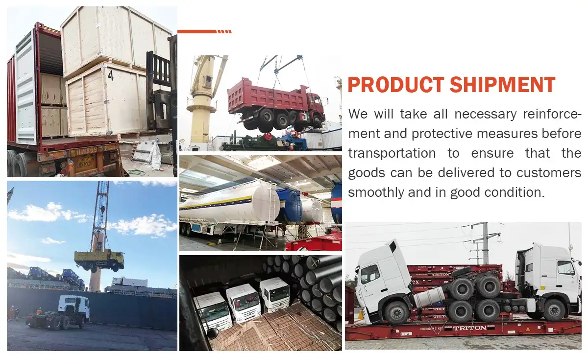 Foton flatbed cargo truck shipping