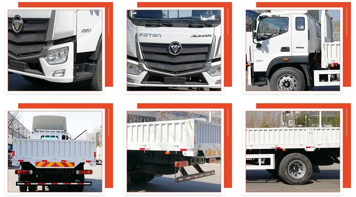 Foton flatbed cargo truck details