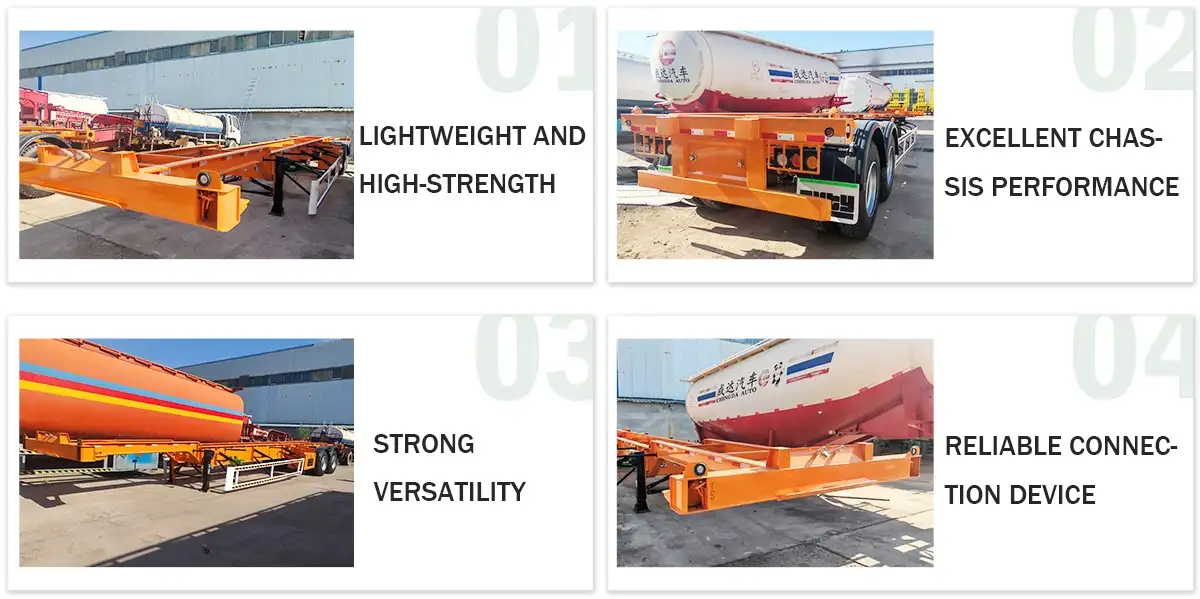 2 axle skeleton trailer details