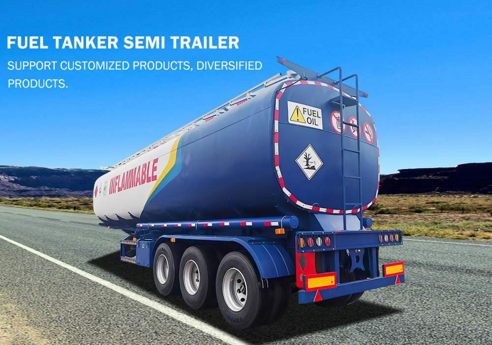 carbon steel fuel tanker trailer