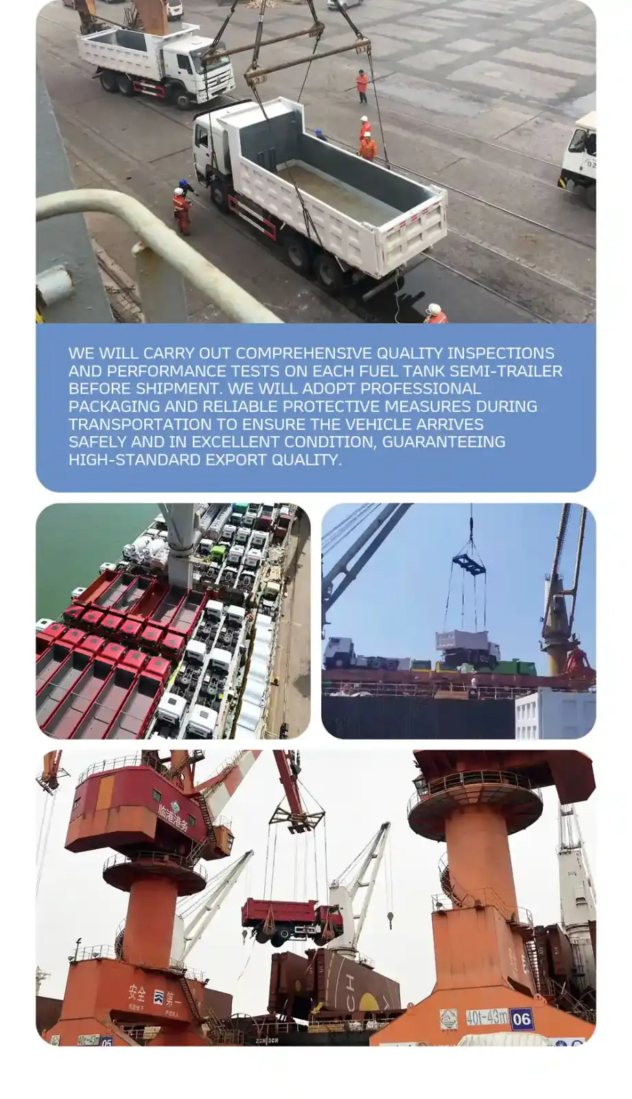 Chengda semi trailer shipping