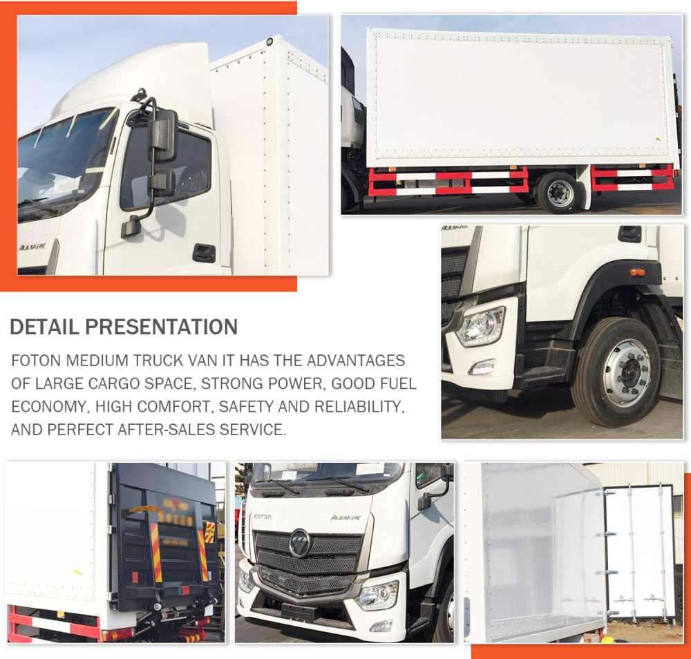 Foton medium van cargo truck details