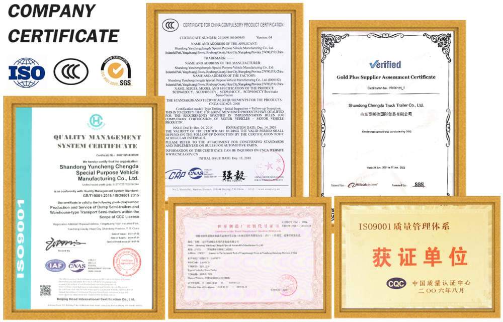 Chengda certificate