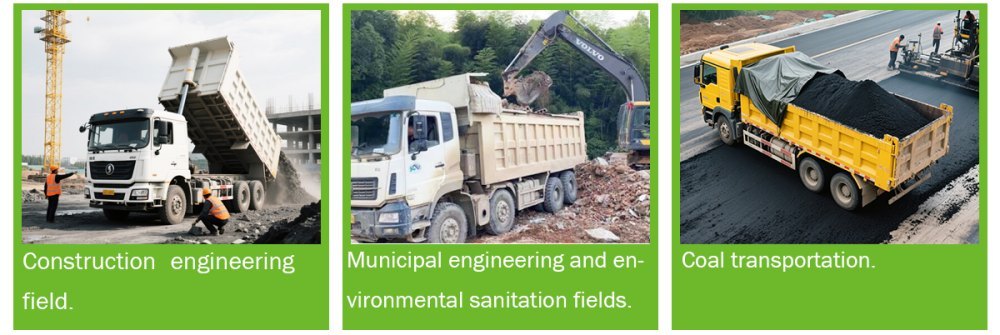 shacman f2000 6x4 dump truck applications