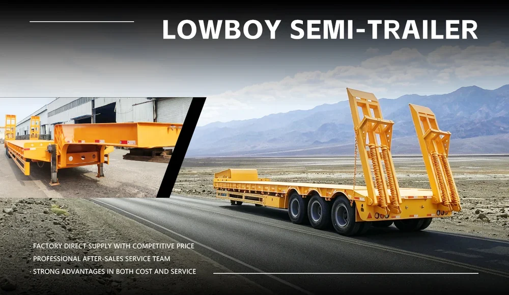 low bed semi trailer for sale