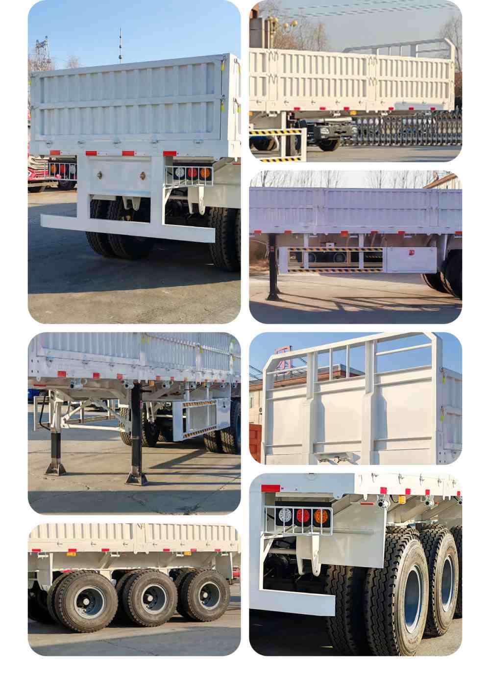 3 axle 40ft side wall trailer details