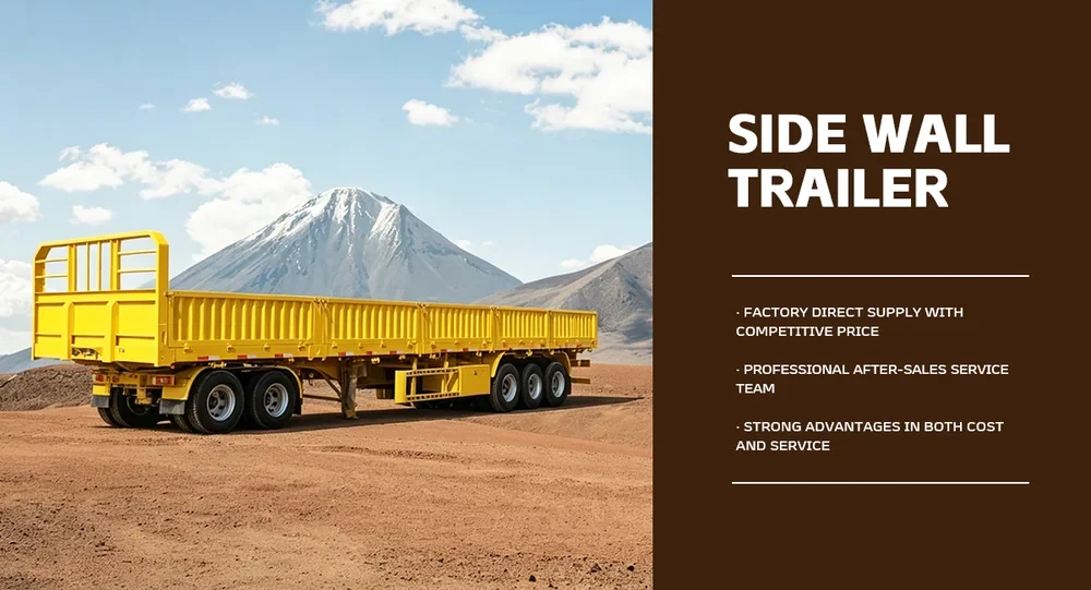 tri axle sidewall semi trailer for sale