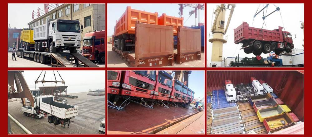 Shacman X3000 dump truck shipping