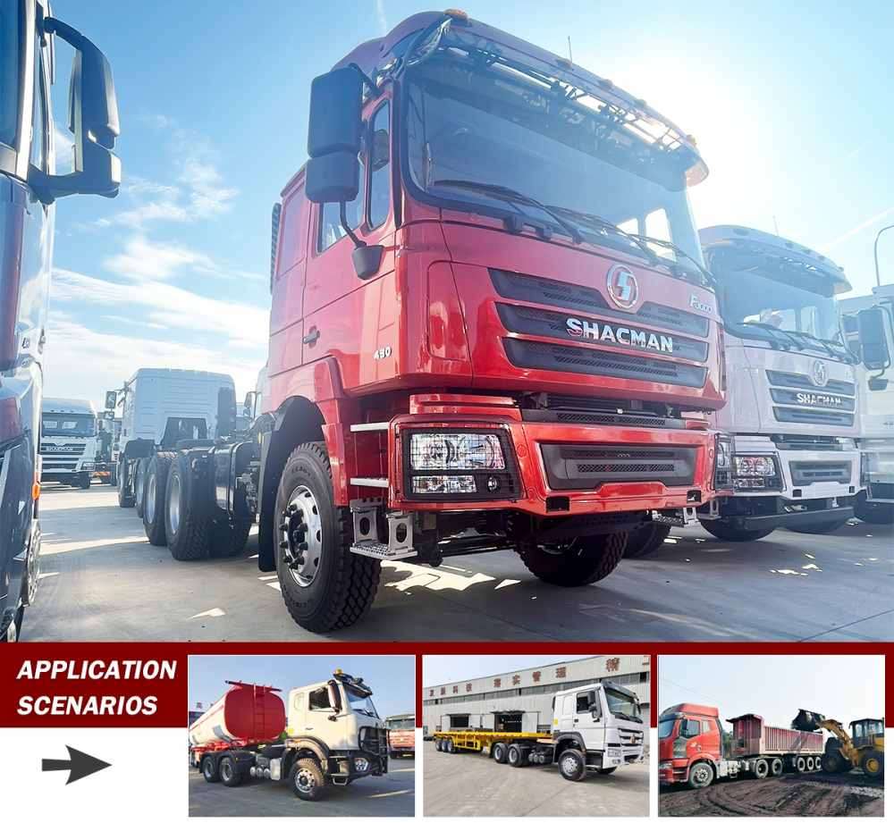 Shacman 10 wheeler tractor unit applications