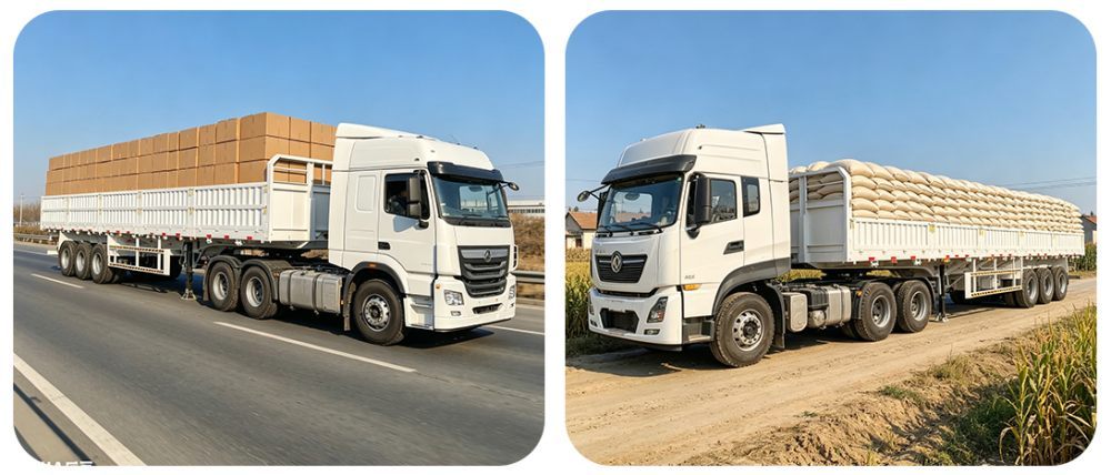 3 axle 40ft side wall trailer applications