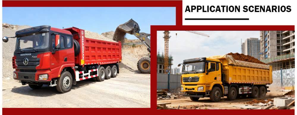 Shacman X3000 dump truck applications