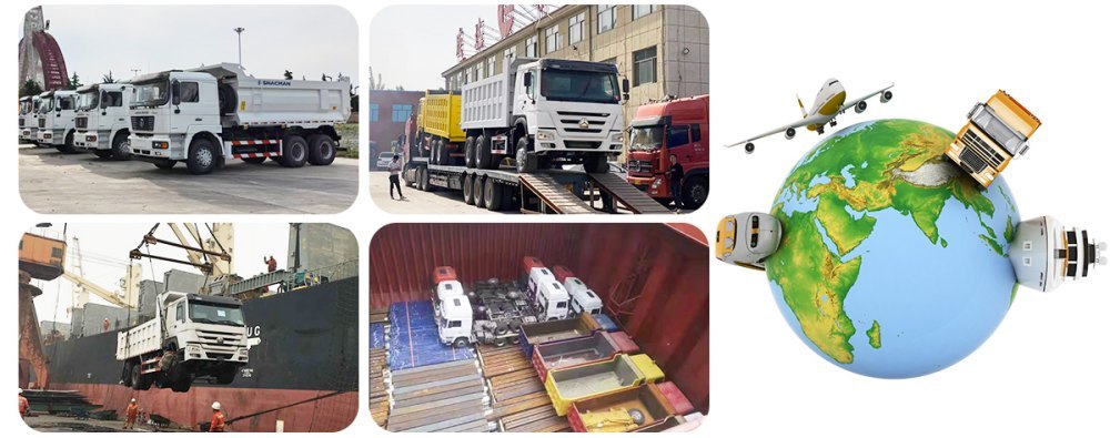 shacman f2000 6x4 dump truck shipping