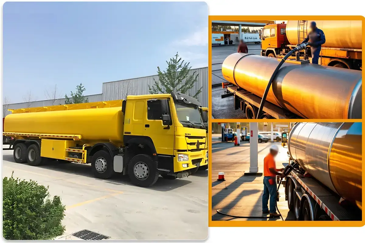 howo fuel tanker truck application
