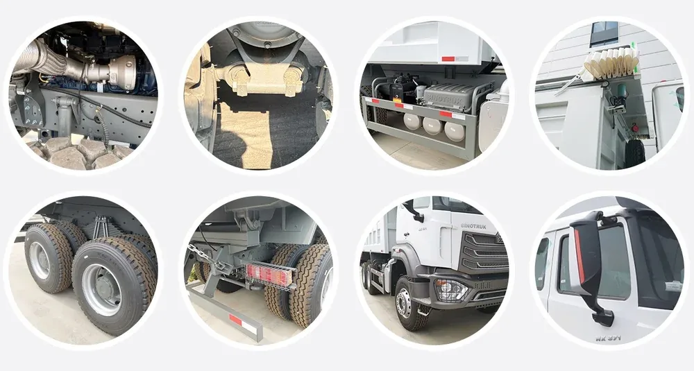 Howo NX 371hp 6x4 dump truck details