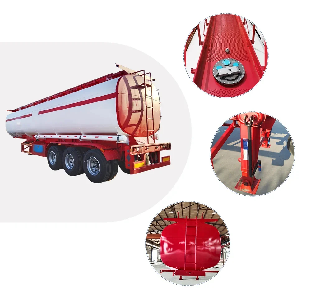 carbon steel oil tanker semi-trailer details