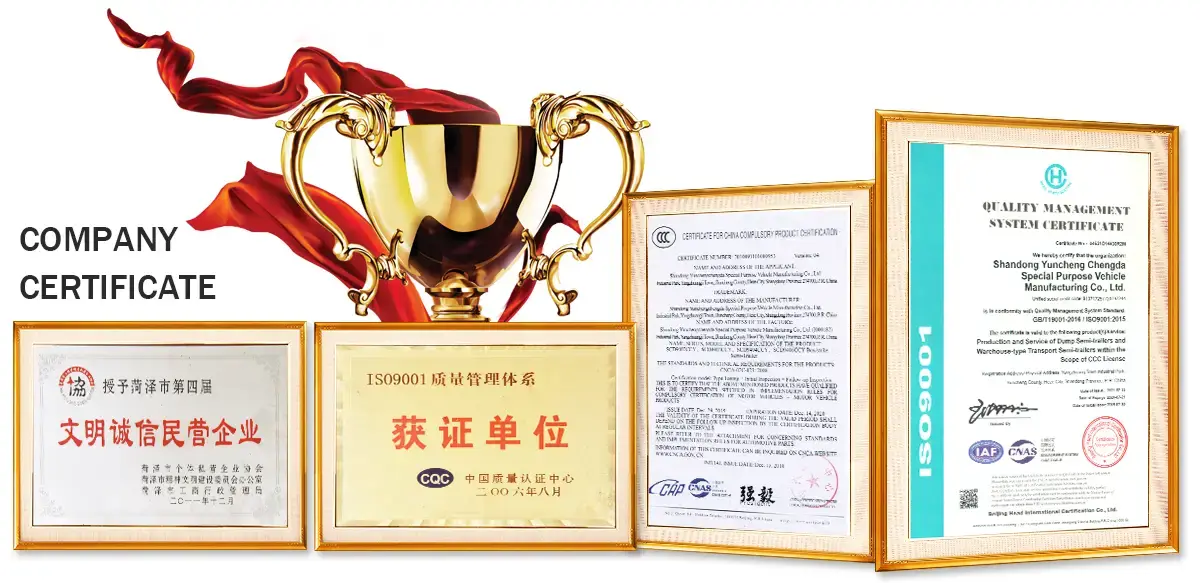 Certificate awarded