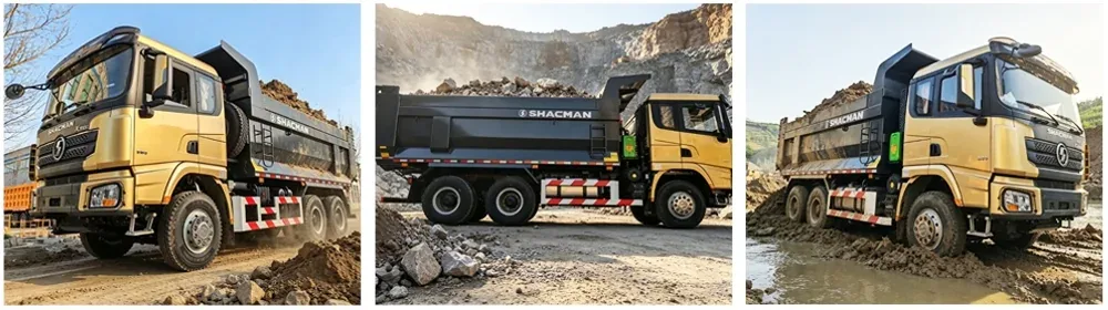 Shacman X3000 6x4 dump truck applications