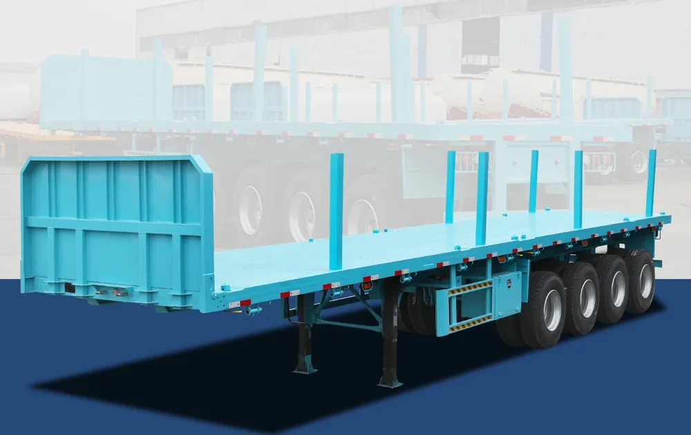 Log Flatbed Semi-trailer
