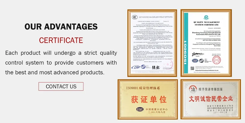 Chengda certificates