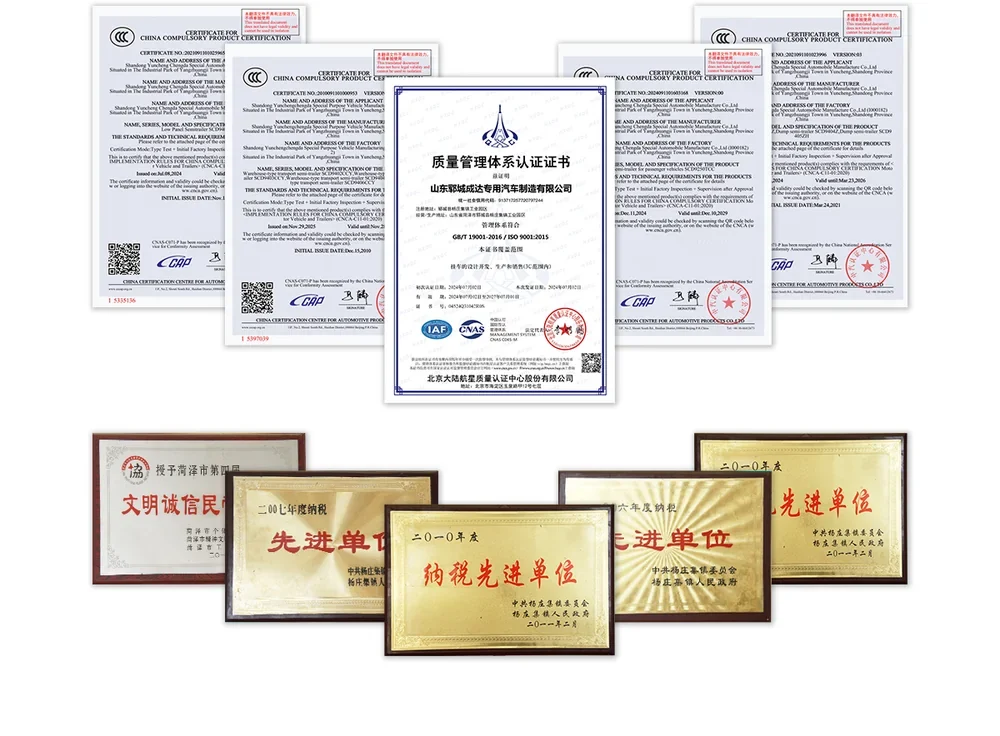 Chengda certificates