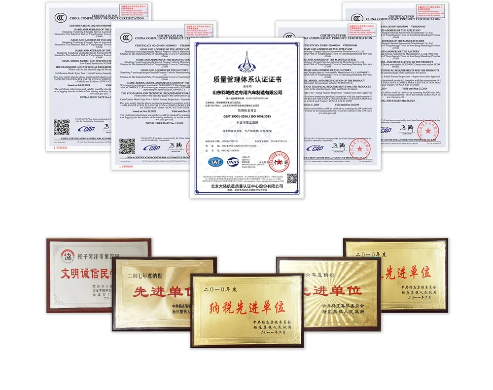 Chengda certificates