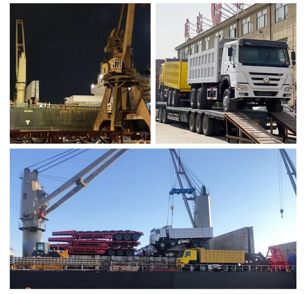 Howo dump truck shipping