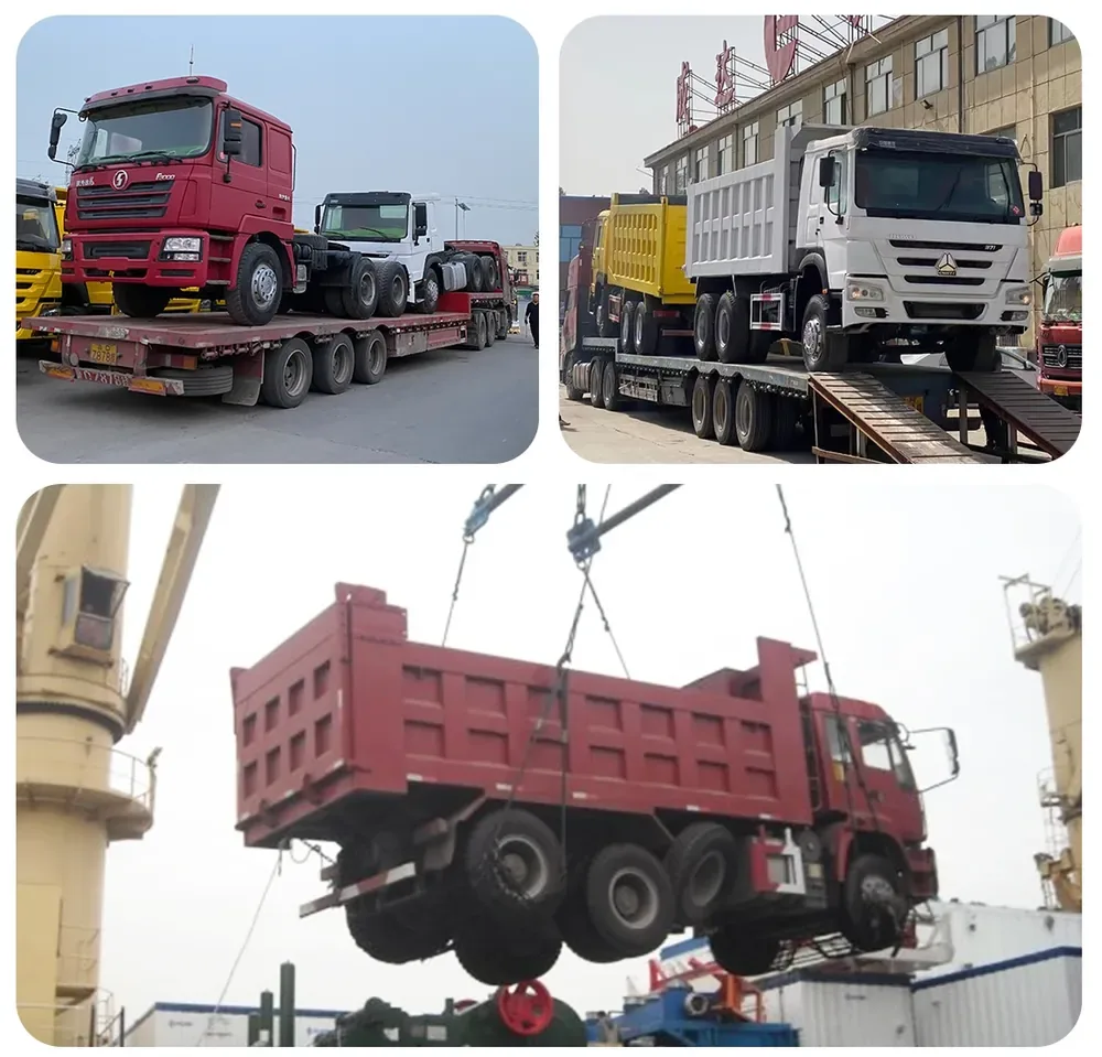 Howo 371hp 6x4  dump truck shipping