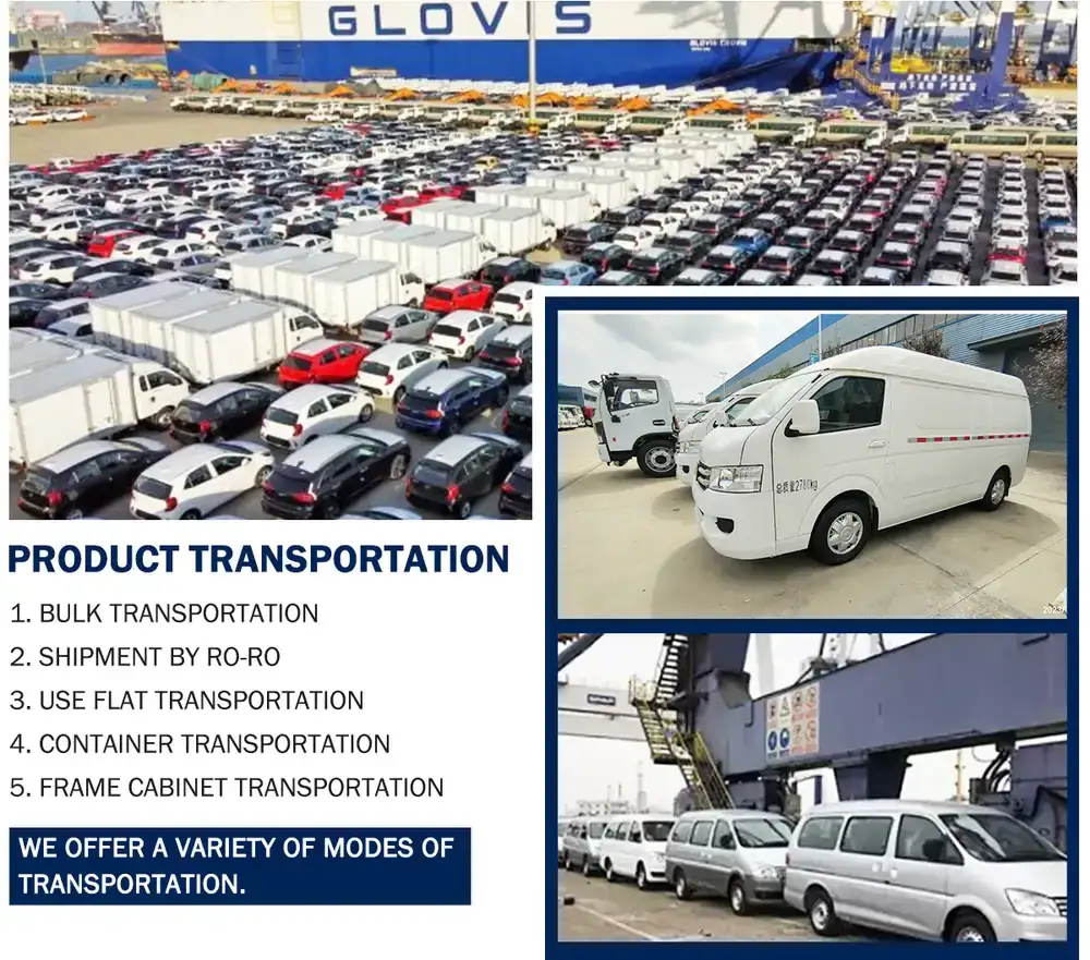 Foton cargo van shipping