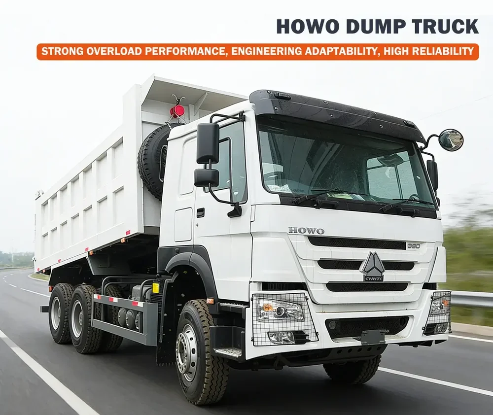 Howo 380hp tipper truck 6x4 dump truck