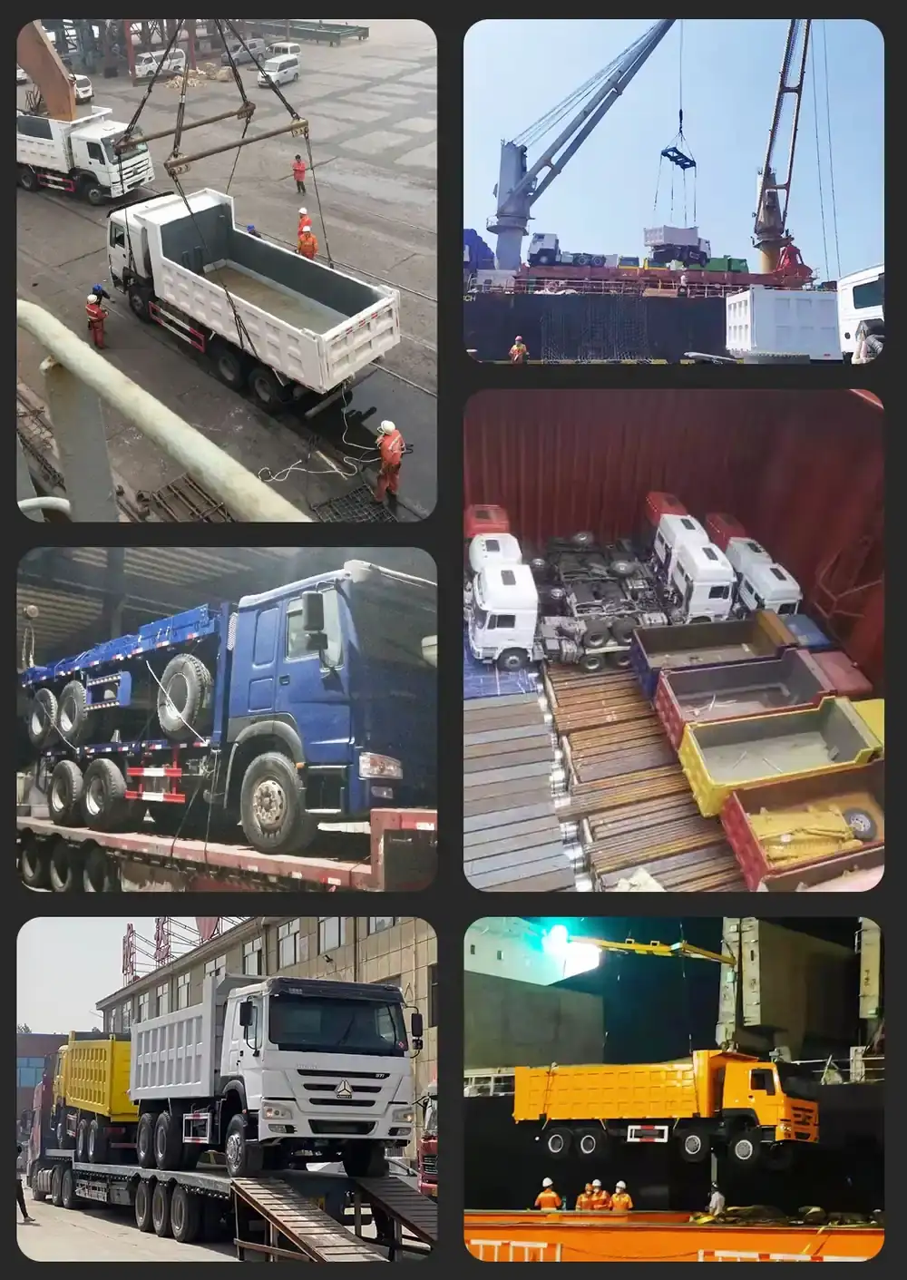 Shacman F3000 6x4 dump truck shipping