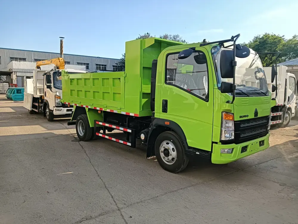Howo 4x2 8 ton light dump truck for sale
