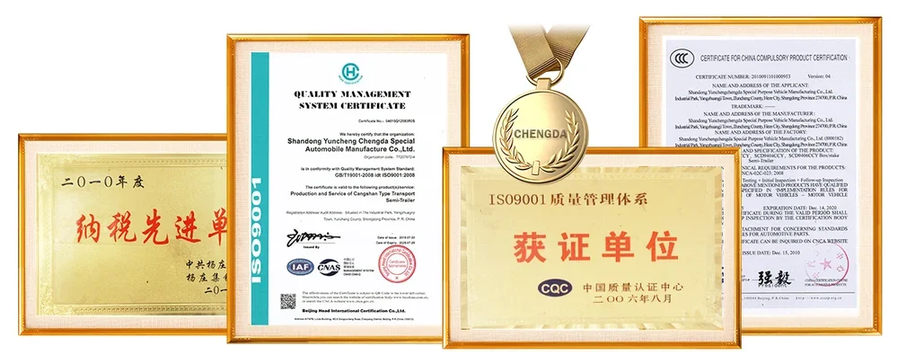 Chengda certificates