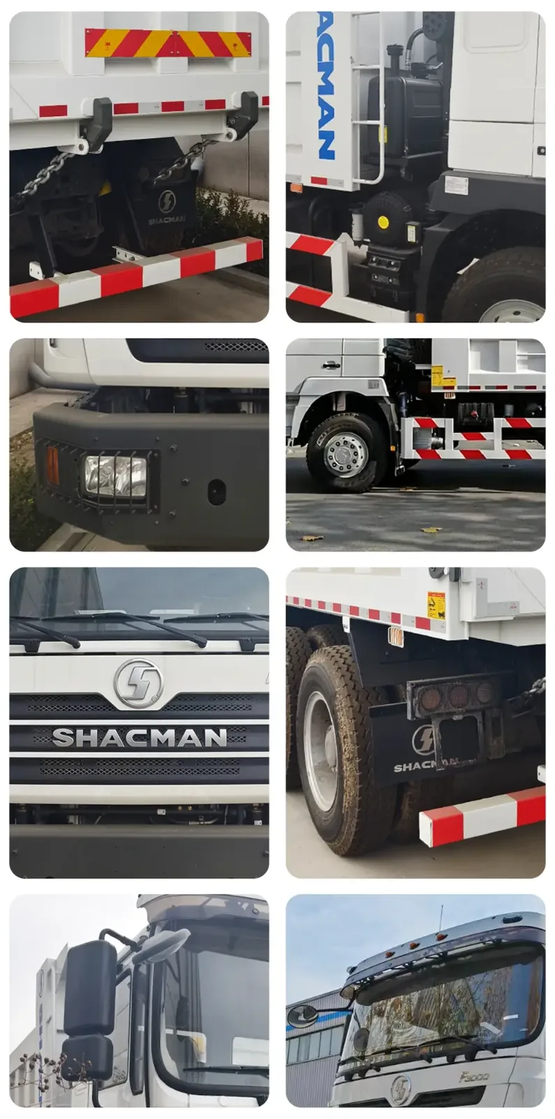 Shacman F3000 6x4 dump truck details
