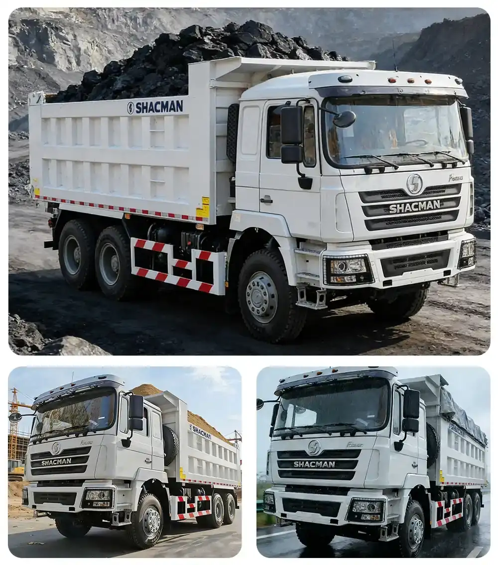 Shacman F3000 6x4 dump truck applications